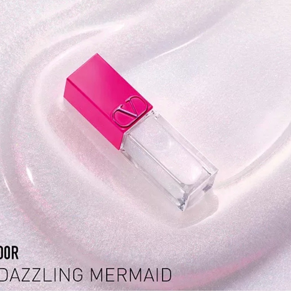 😘Mini Valentino Puffer Gloss - Dazzling Mermaid
